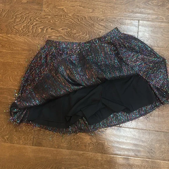 Queen of Sparkles tinsil sparkle skort NWOT - Picture 7 of 7